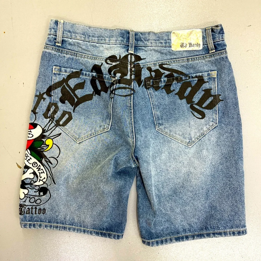 Ed Hardy Denim Shorts - Picture 2 of 3
